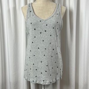 Sonoma XL Grey Stars Ribbed Tank